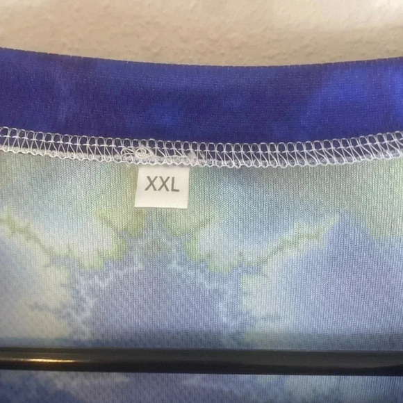 XXL Men’s Fractal psychedelic festival tee - Picture 2 of 4